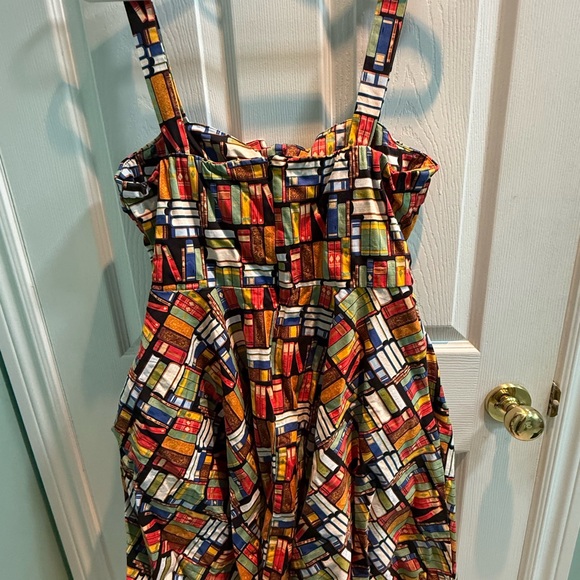 Pinup Book Print Dress - Picture 2 of 3